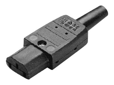 BACHMANN Kaltgerätekupplung IEC320 C13 Vorderansicht