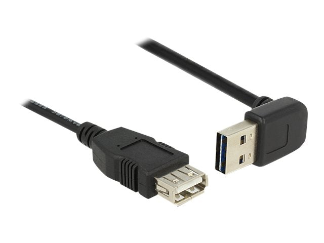 DELOCK Kabel EASY USB 2.0-A oben/unten gewinkelt Stecker - Vorderansicht