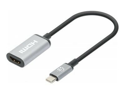 MANHATTAN 4K60Hz USB-C auf HDMI-Adapter Anschluss