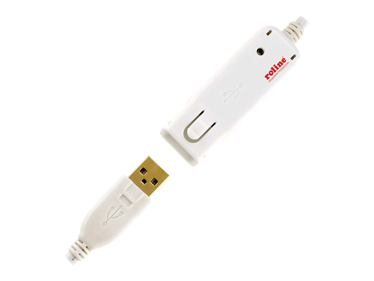 ROLINE USB 2.0 Aktives Repeater Kabel 12.04.1085 12m Verpackung