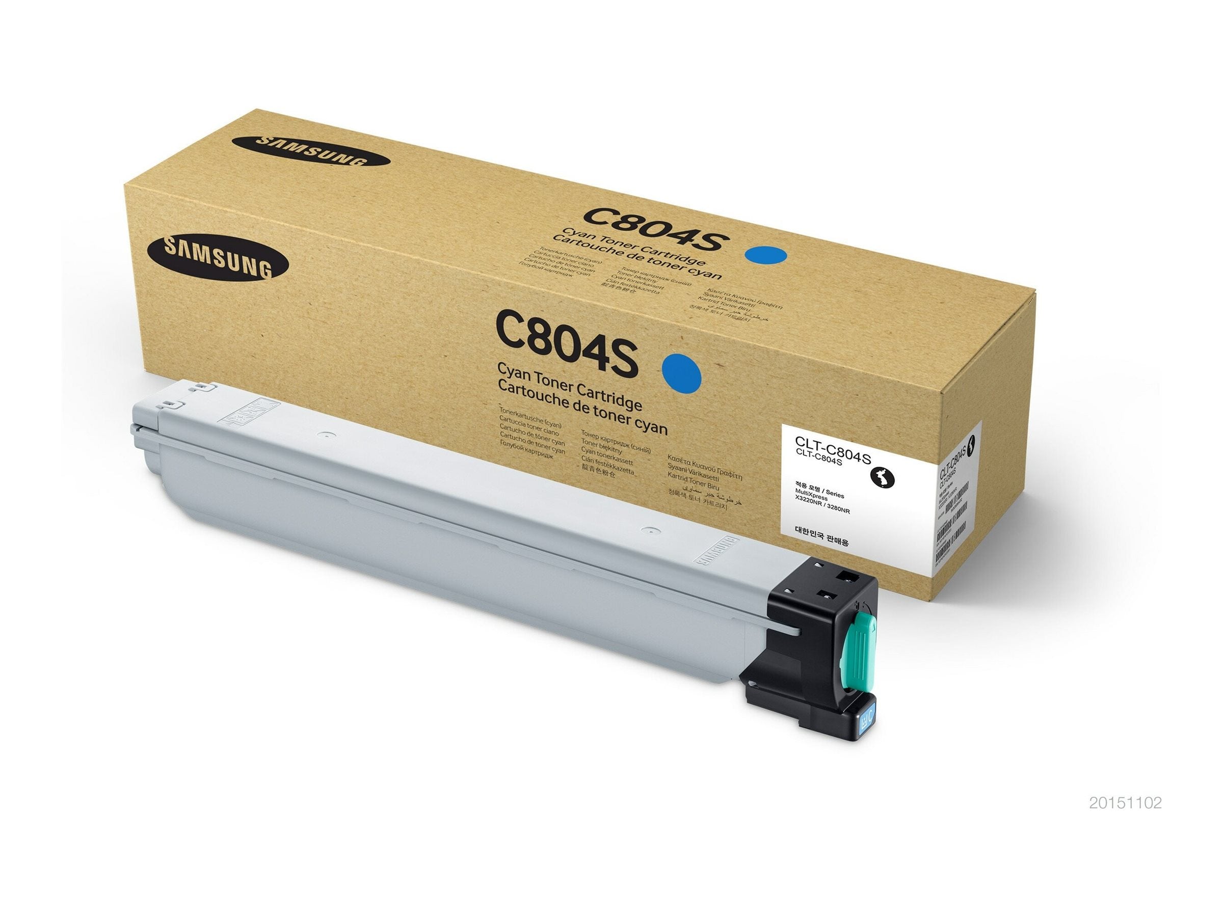 HP CLT-C804S Cyan Toner Cartridge in Anwendung