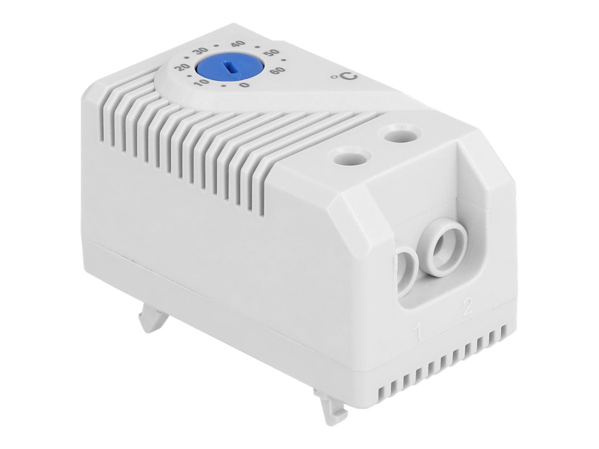 DELOCK Thermostat mit Öffner-Kontakt für Hutschiene - Detailansicht