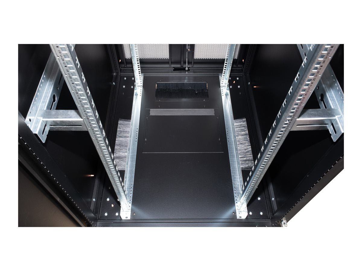 ROLINE Serverschrank 48,26cm 19Zoll 42 HE 800x1000 BxT schwarz - Seitenansicht