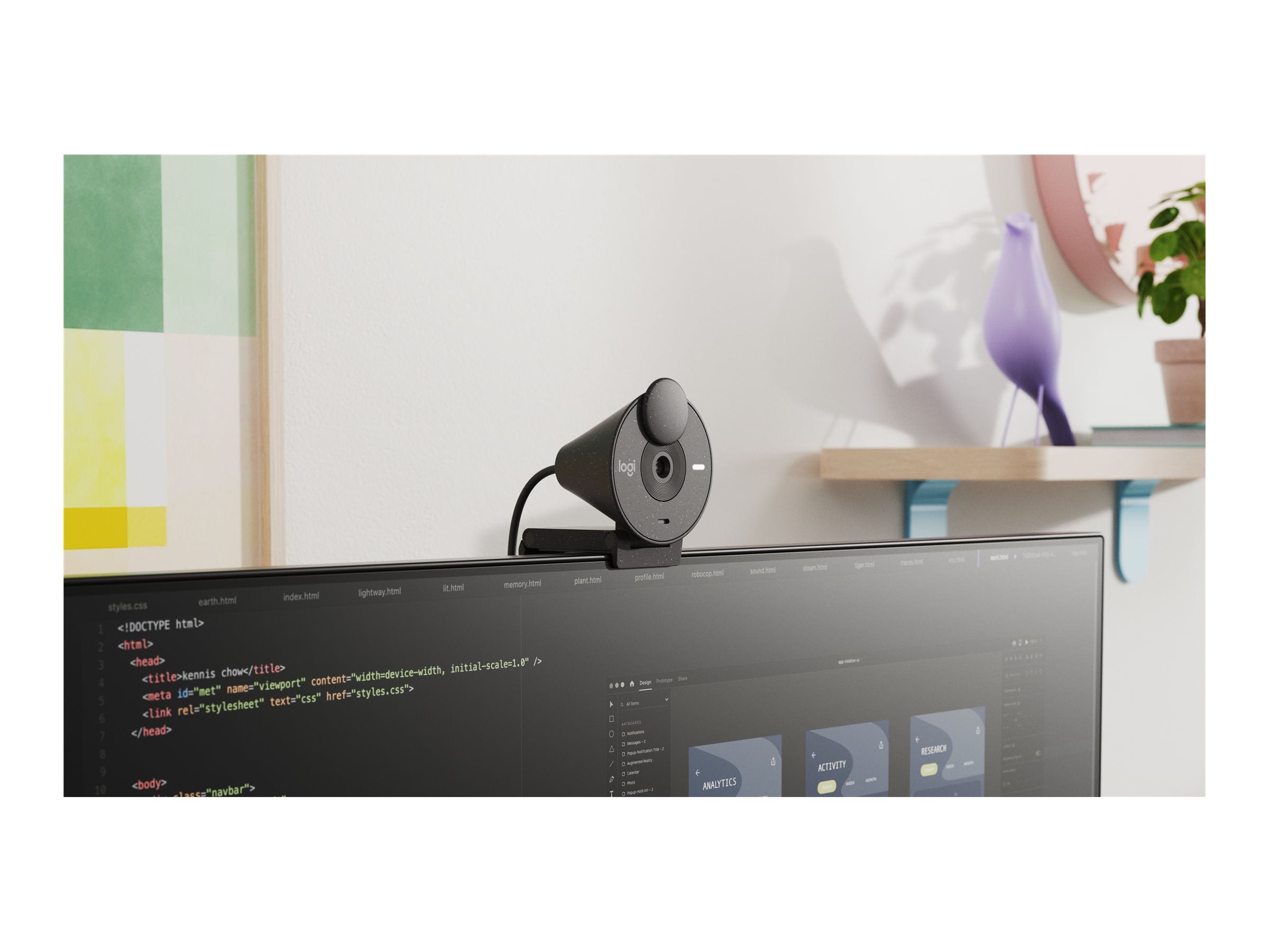 LOGITECH BRIO 305 Webcam Vorderansicht