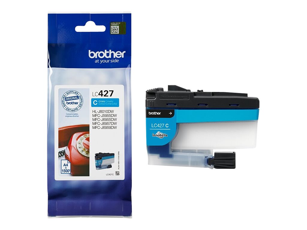 BROTHER LC-427C Cyan Tintenpatrone Verpackung