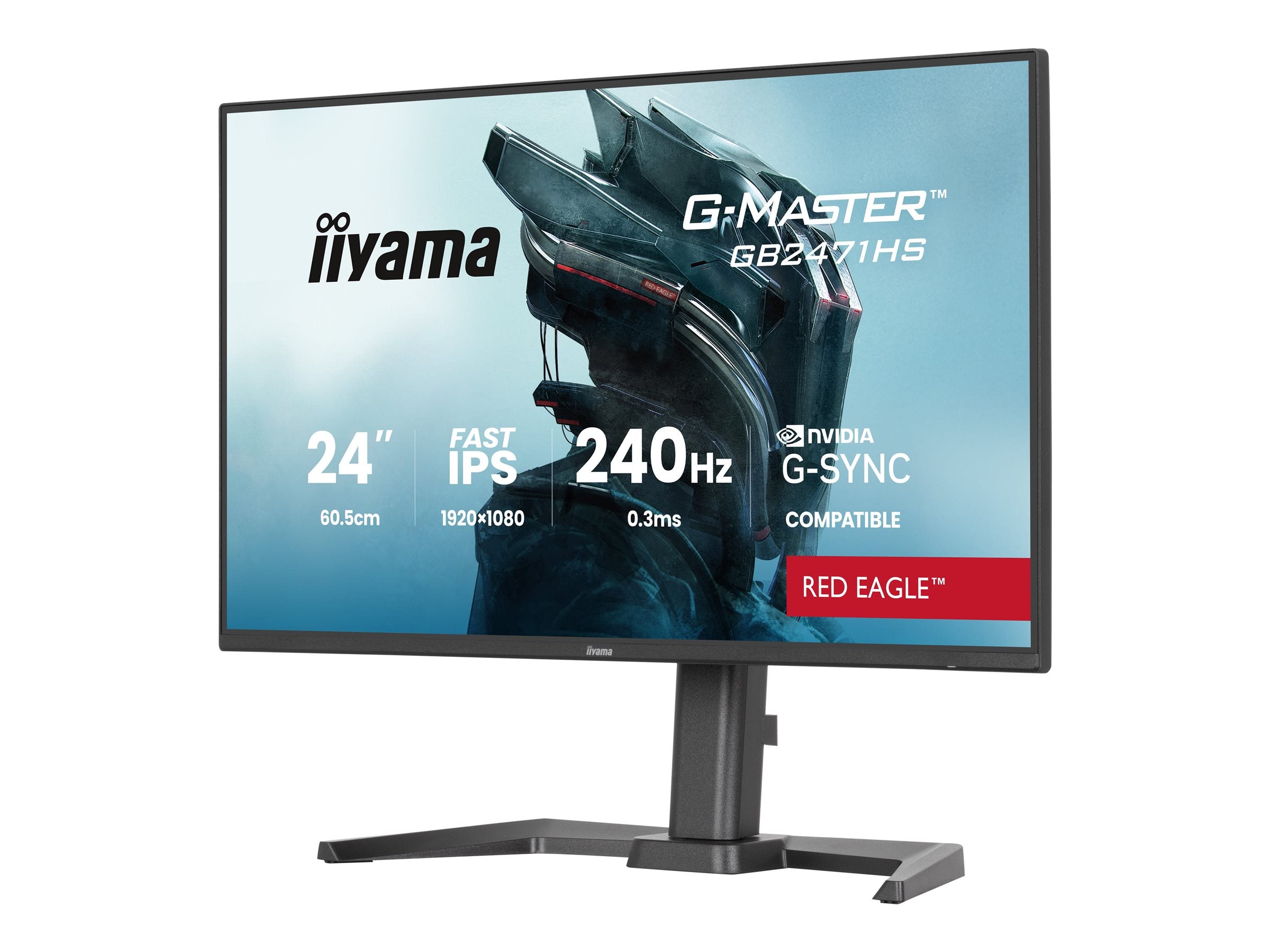 IIYAMA GB2471HS-B1 Gaming Monitor seitliche Ansicht