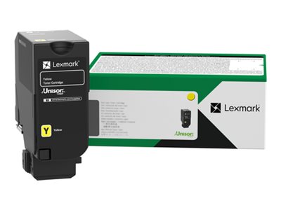 LEXMARK CS/X73x Yellow low Return 12.5K Cartridge Vorderansicht