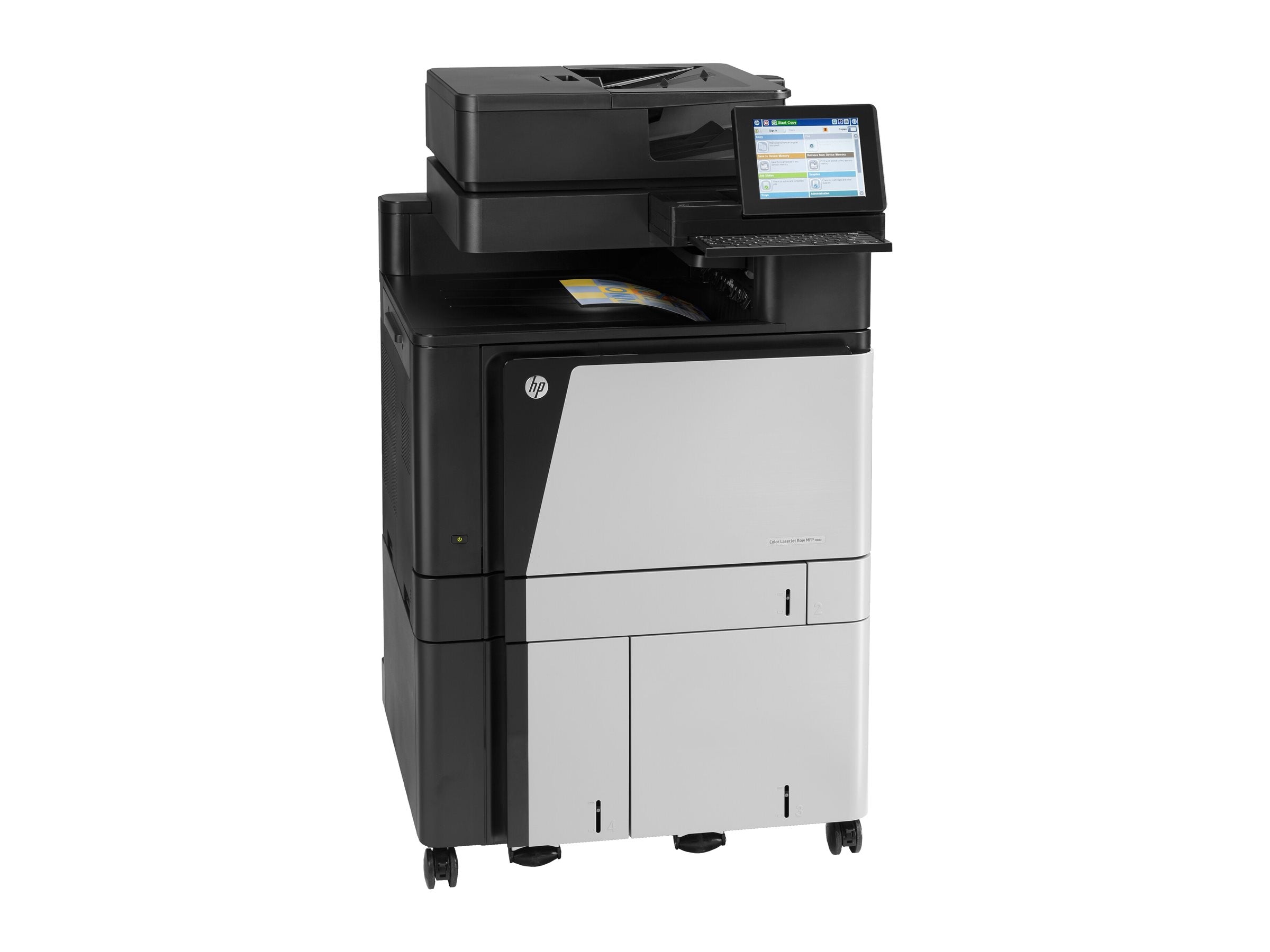 HP LaserJet Enterprise Flow M880z+ MFP colour laser A3 297x420mm A3 46ppm Print 4100sheets USB LAN