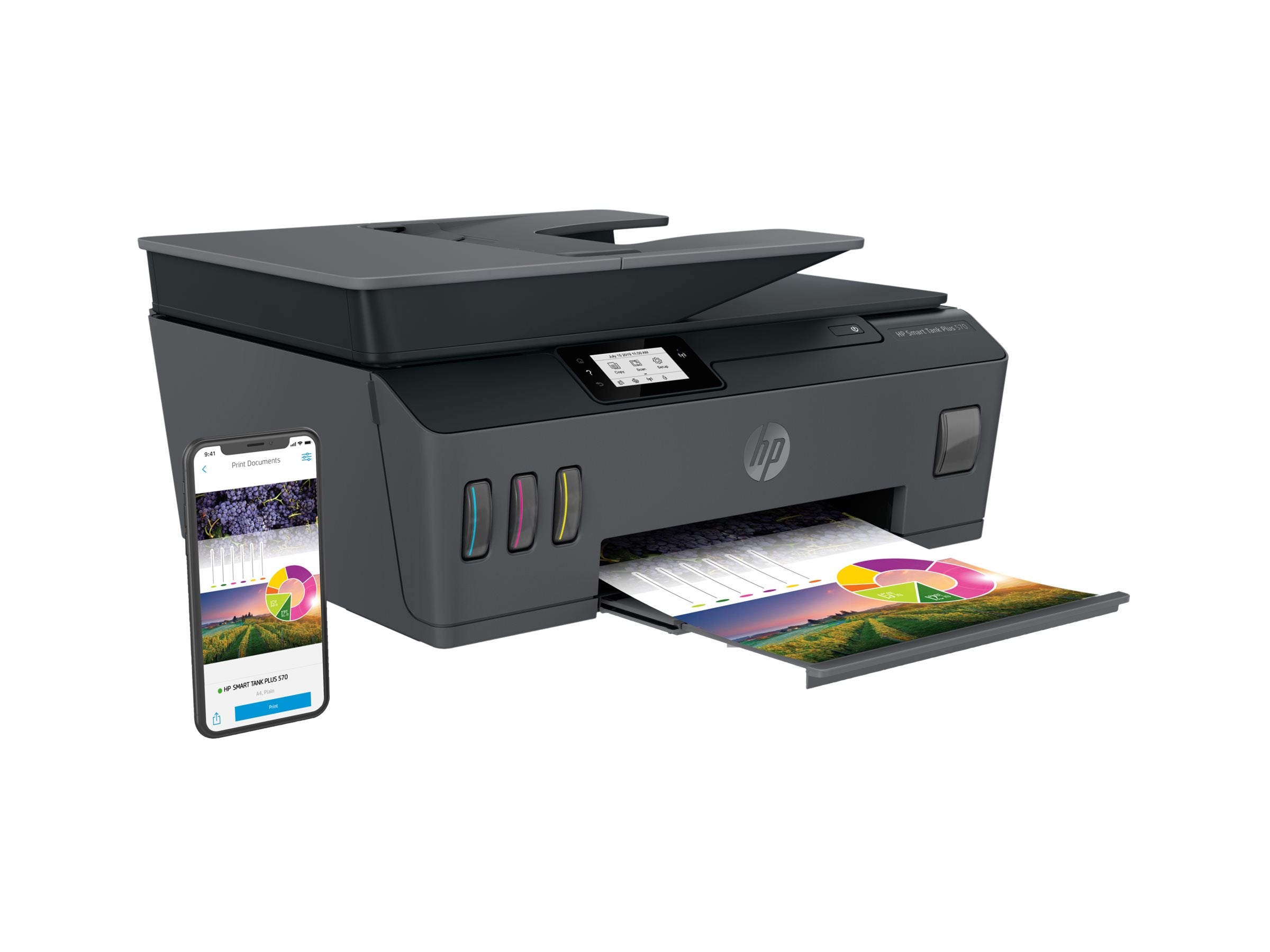 HP Smart Tank Plus 570 Wireless ADF All-In-One Detailansicht
