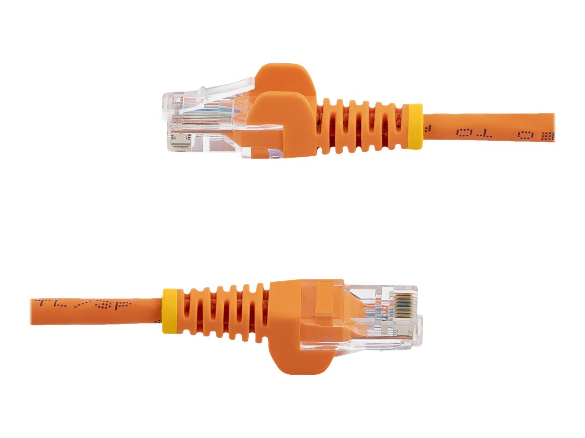 STARTECH.COM 3m Orange Cat 5e Cable - Anschlussansicht