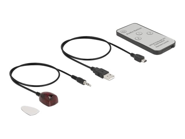 DELOCK S/PDIF TOSLINK Switch 3 In 1 Out Detailansicht