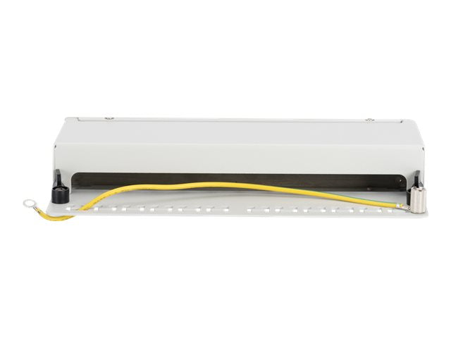 DIGITUS Modular Desktop Patch Panel geschirmt 12-Port Montageansicht