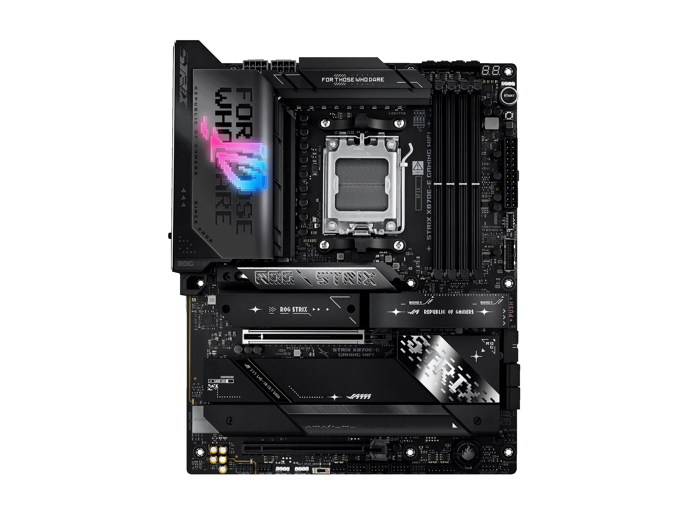 ASUS ROG STRIX X870E-E GAMING WIFI Motherboard Vorderansicht