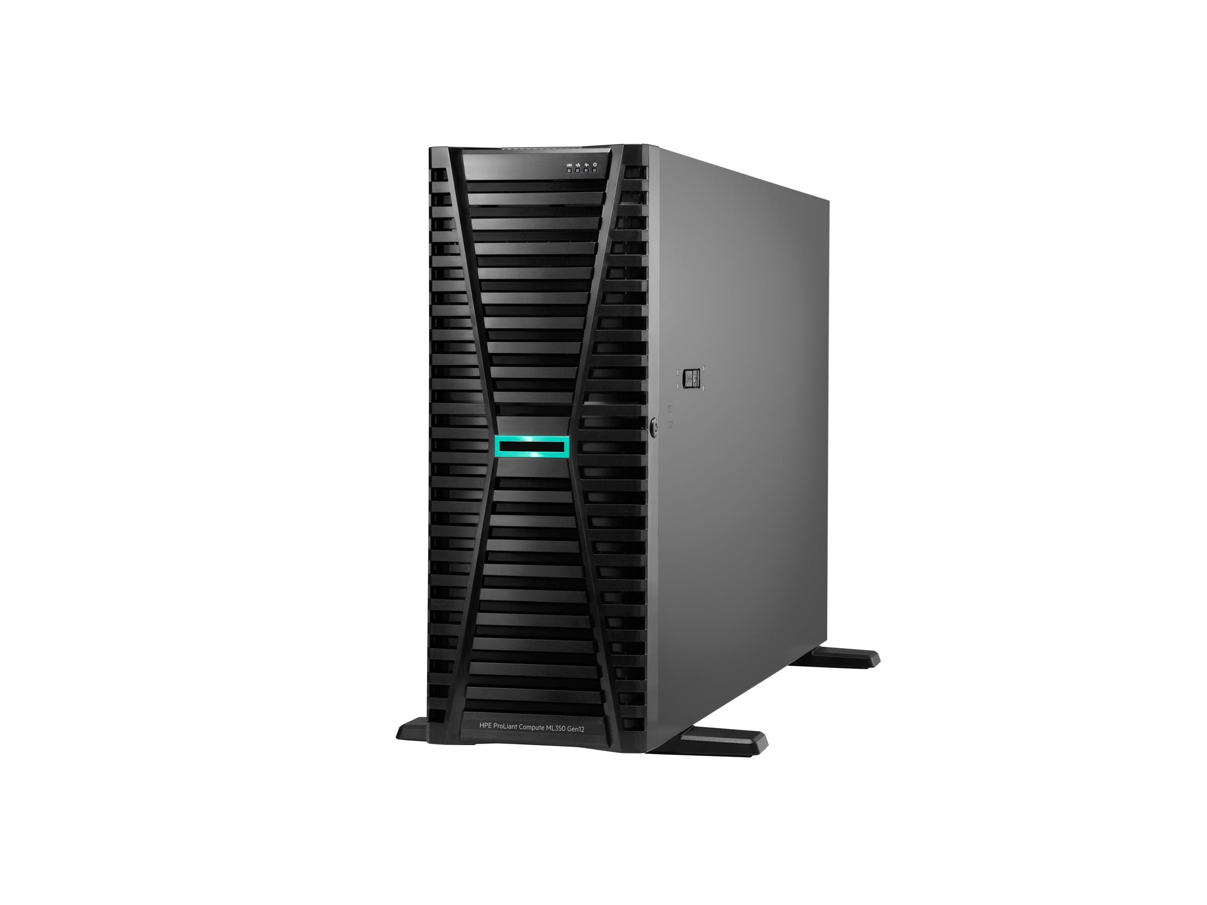 HPE ProLiant ML350 Gen12 Tower 6505P 12-Core 2.2GHz 1x64GB-R 8SFF Hot Plug MR408i-o 2x960GB SSD 2x1000W Server