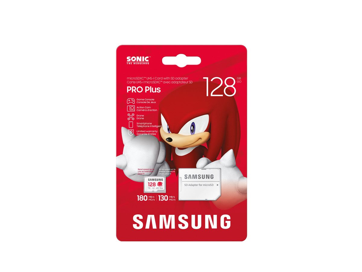 SAMSUNG Sonic microSD Speicherkarte 128GB Detailansicht
