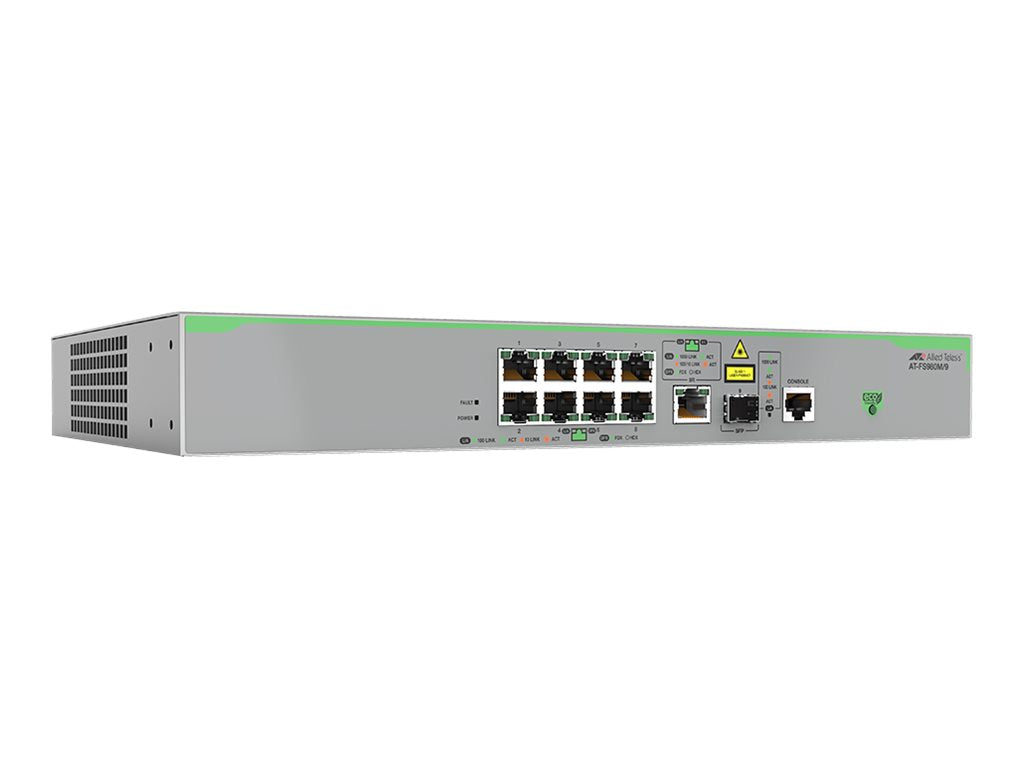 ALLIED TELESIS AT-FS980M/9-50 Switch Vorderansicht
