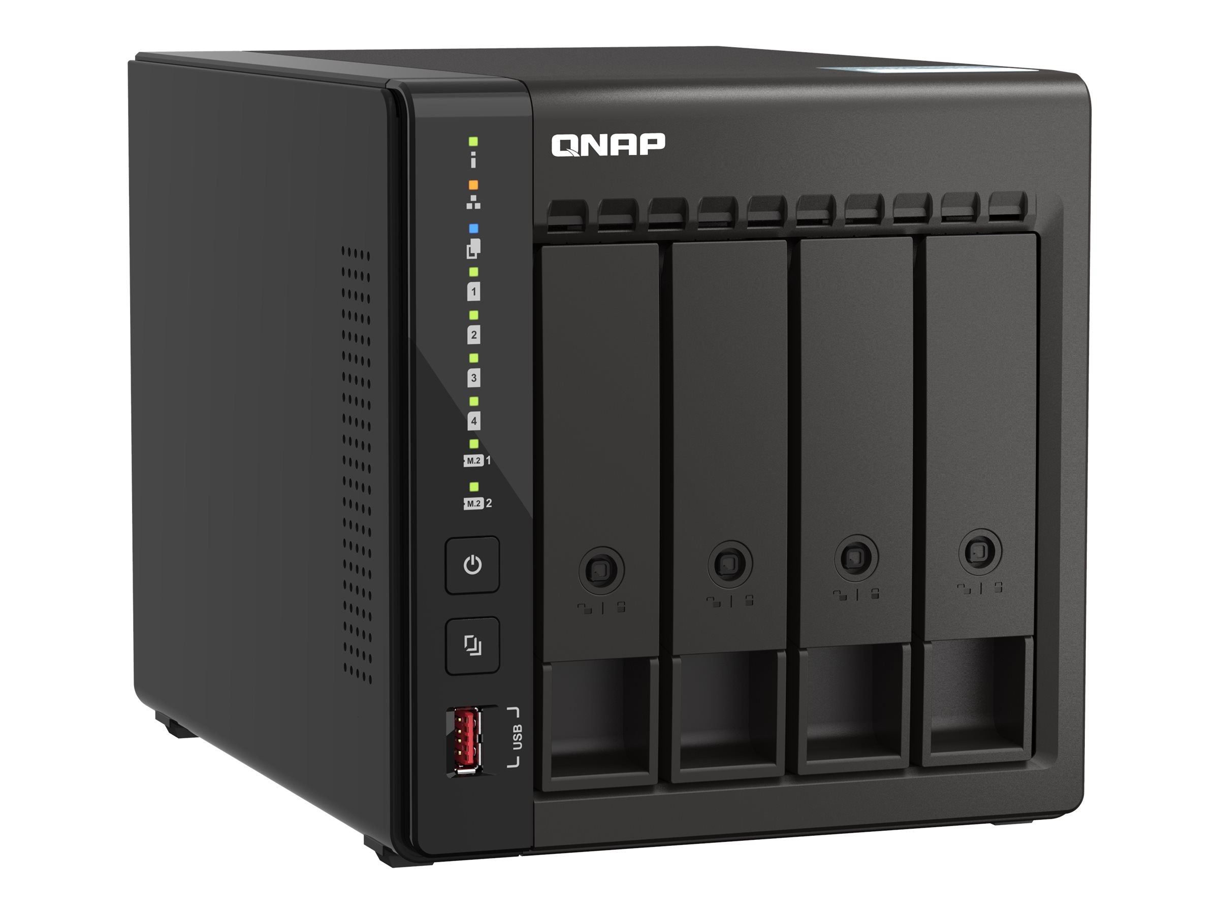 QNAP TS-453E-8G NAS-Server Rückansicht