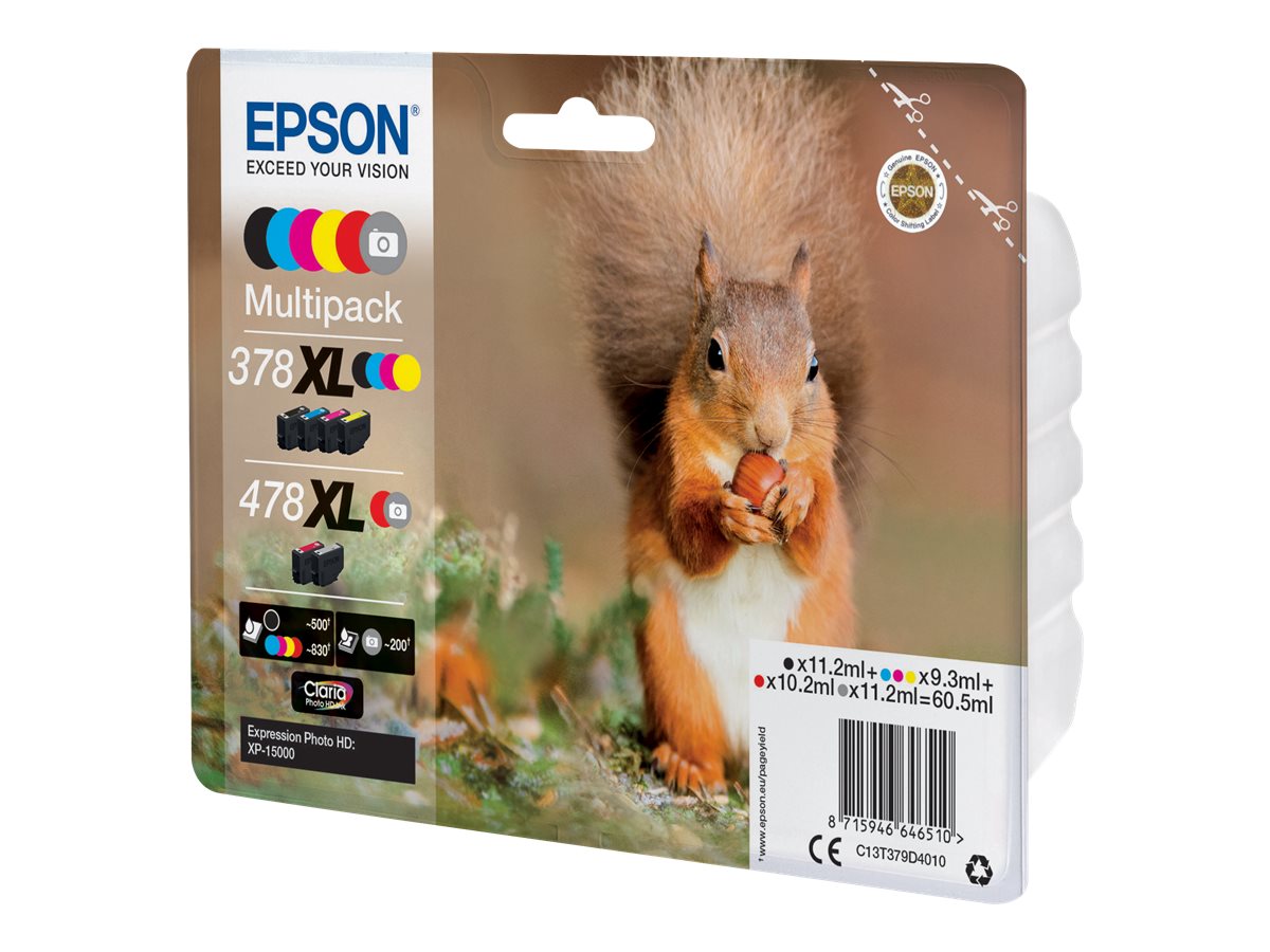 EPSON 1LB Multipack 6 colours 378XL/478XL Squirrel Detailansicht