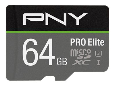 PNY MICRO-SD Card PRO ELITE 64GB Detailansicht