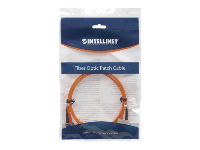 INTELLINET LWL Kabel ST/SC OM2 3m orange Vorderansicht