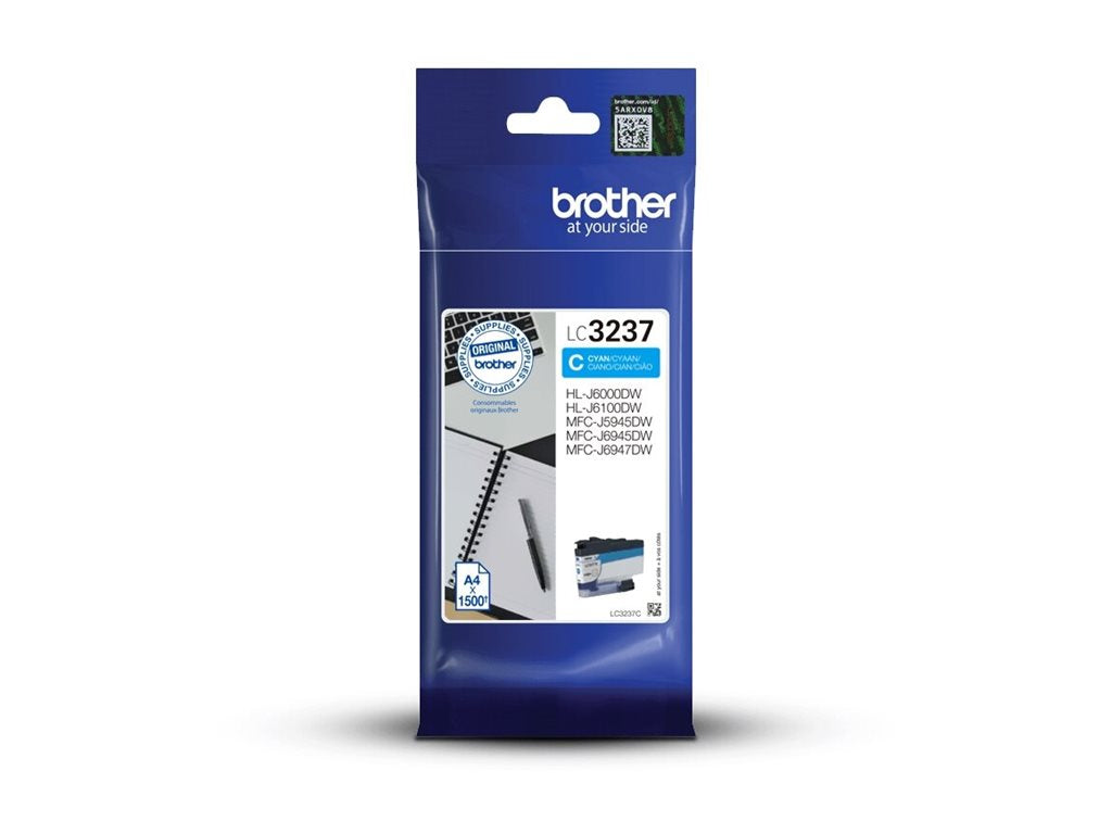 BROTHER LC-3237C Cyan Tintenpatrone Detailansicht