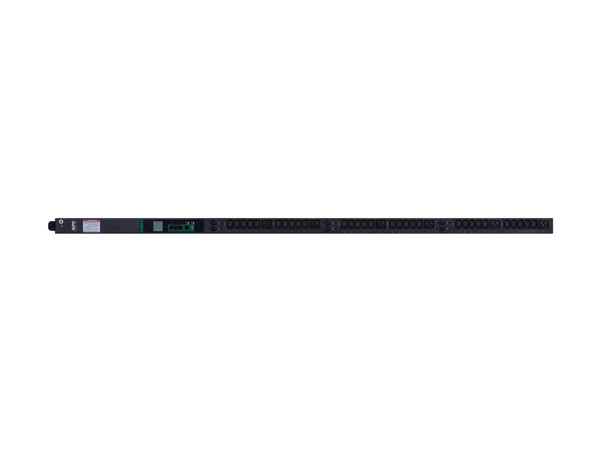 APC EASY PDU Switched Zero U 22kW 230V 30 C13 und 6 C19 IEC309 Detailansicht