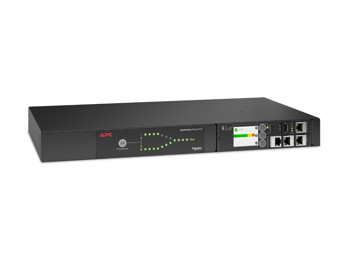 APC Rack ATS 100/120V 15A 5-15 in 10 5-15R out Verpackung