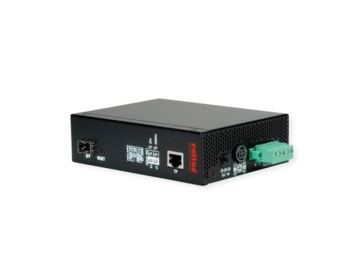 ROLINE Industrie Konverter Gigabit Ethernet - Anschlussansicht