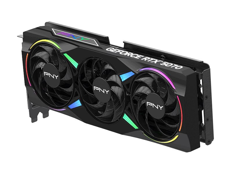 PNY GeForce RTX 5070 12GB ARGB Overclocked Triple Fan - Vorderansicht