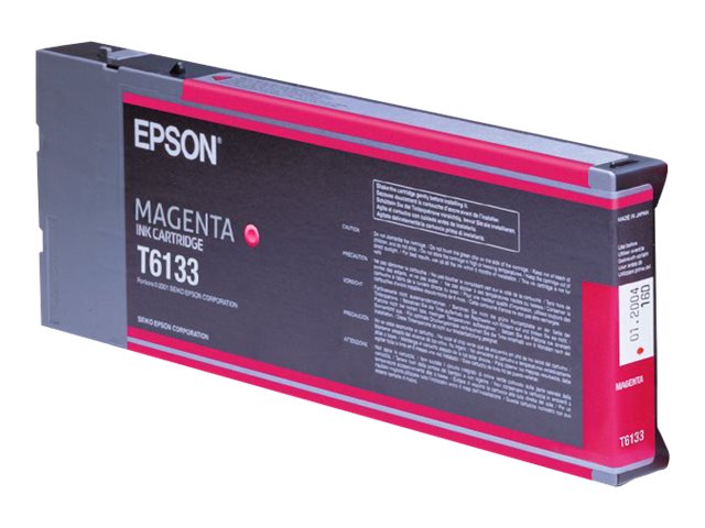 EPSON T6133 Tinte magenta Vorderansicht