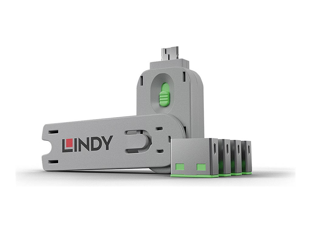 LINDY USB Portschloesser im Einsatz