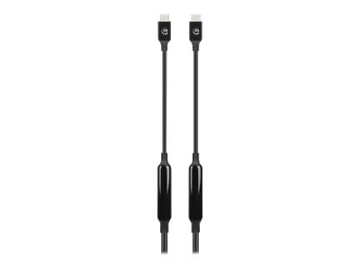 MANHATTAN USB 3.2 Gen 2 Aktives Typ-C Kabel 2x USB-C Stecker 5 m SuperSpeed+ USB 10 Gbit/s 60 W / 3 A vergoldete Kontakte schwarz