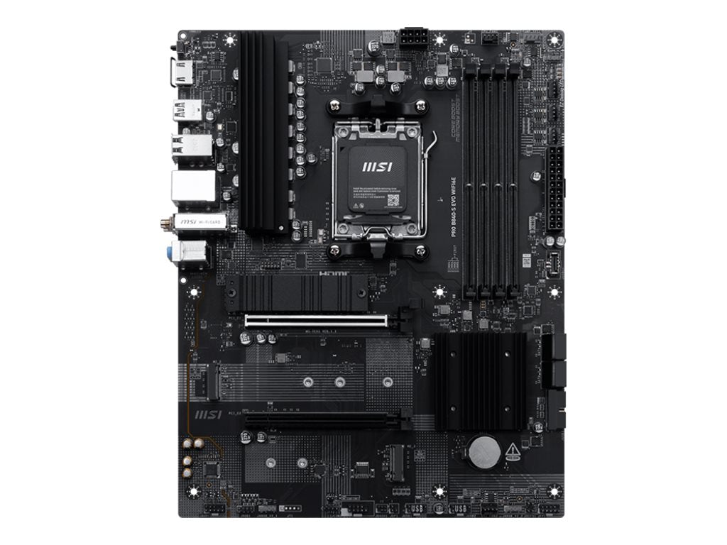 MSI PRO B840-S EVO WIFI6E AM5 MB - Vorderansicht
