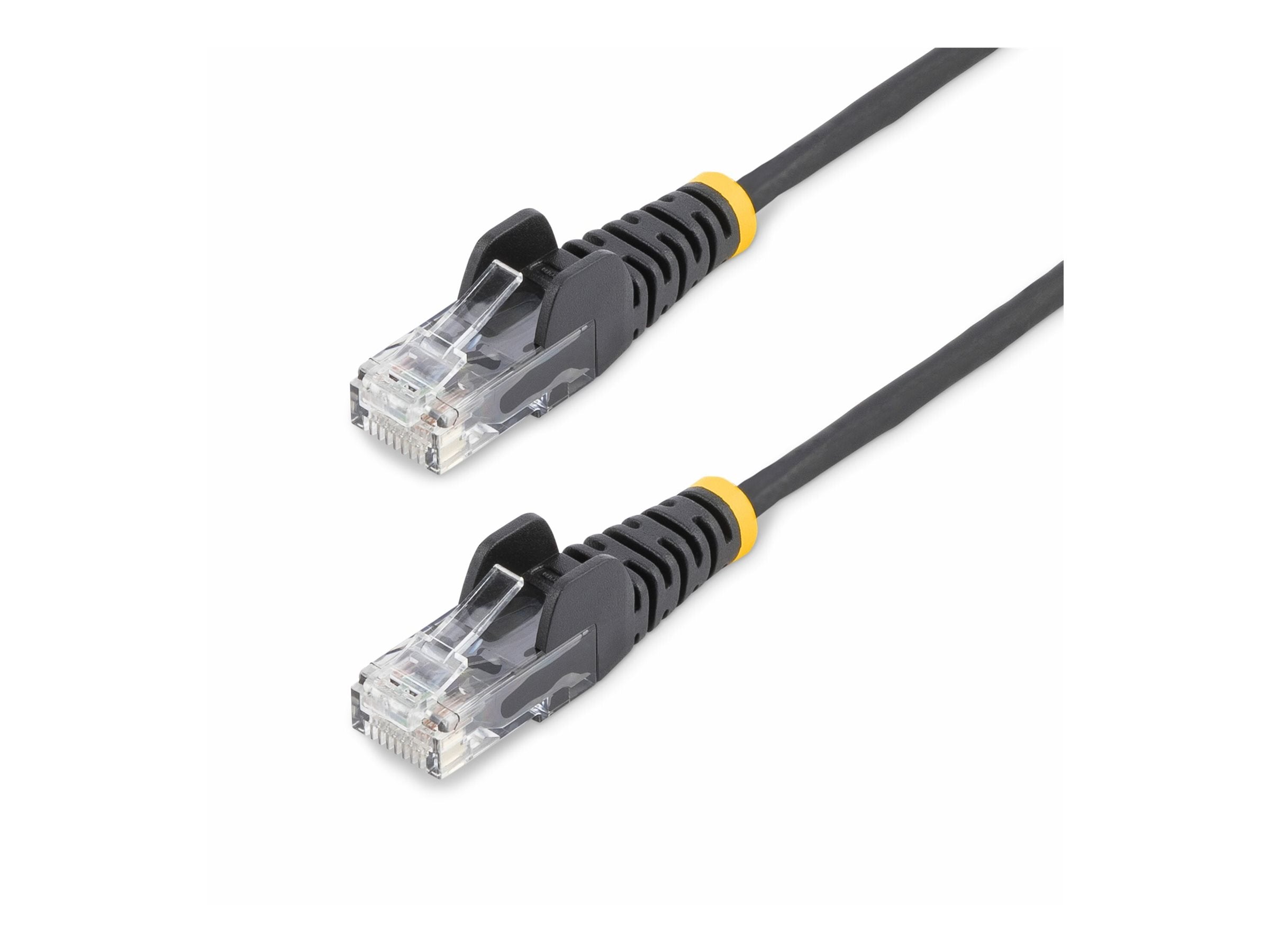 STARTECH.COM 5m Schwarzes Schlankes CAT6-Ethernet-Kabel Snagless RJ45 LSZH 28AWG Reines Kupfer Patchkabel/Netzwerkkabel