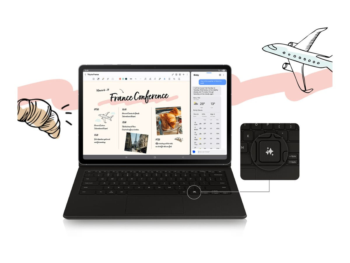 SAMSUNG Galaxy Tab S10 FE 5G Rückansicht