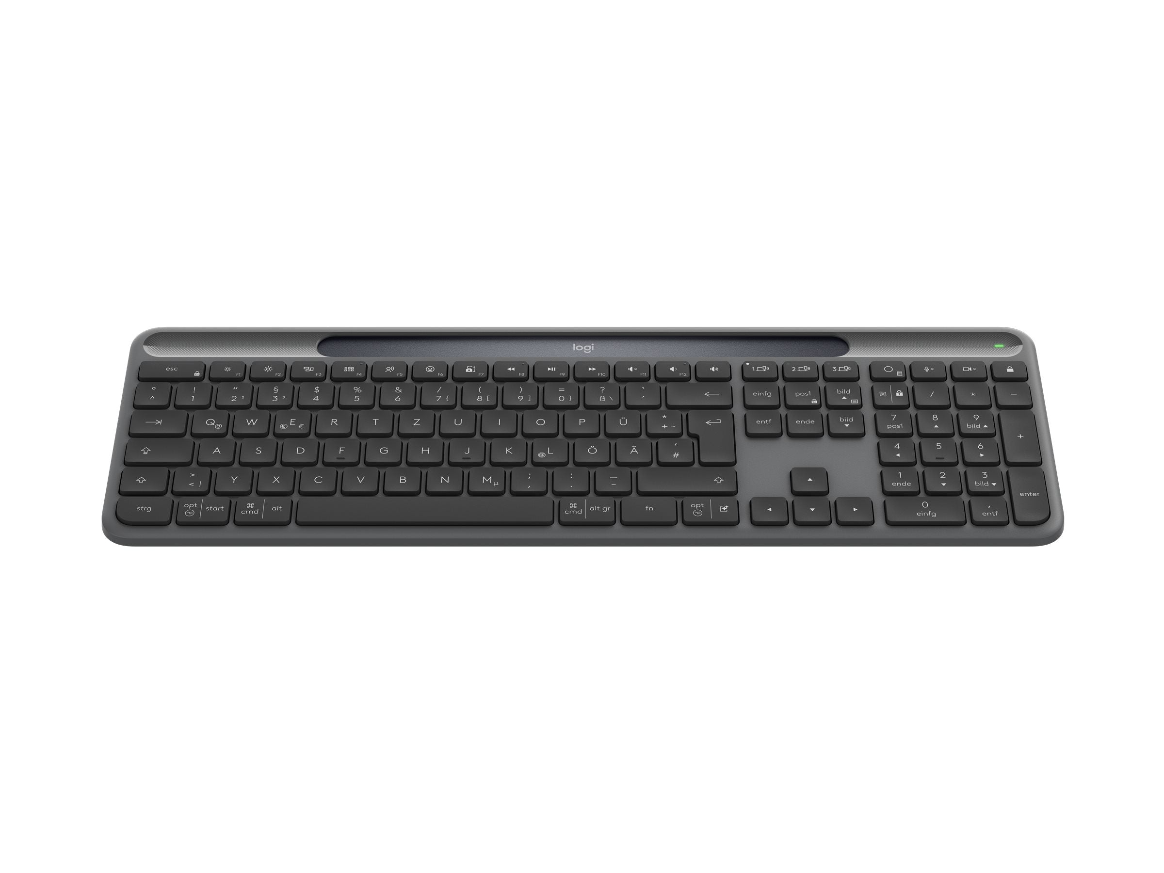 LOGITECH Slim Solar+ for Business - Graphite - (DE)