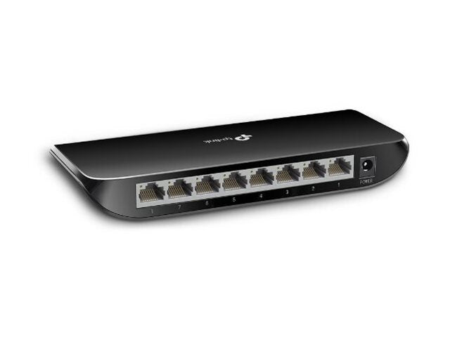 TP-LINK TL-SG1008D 8-Port Gigabit Desktop Switch Rückansicht