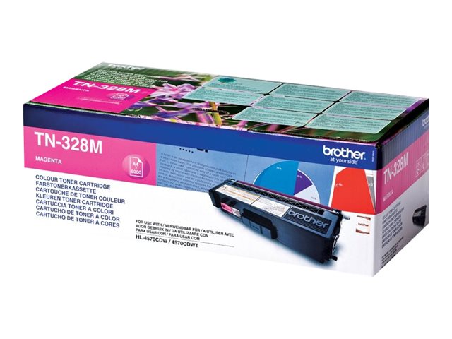 BROTHER TN-328 Toner magenta Verpackung
