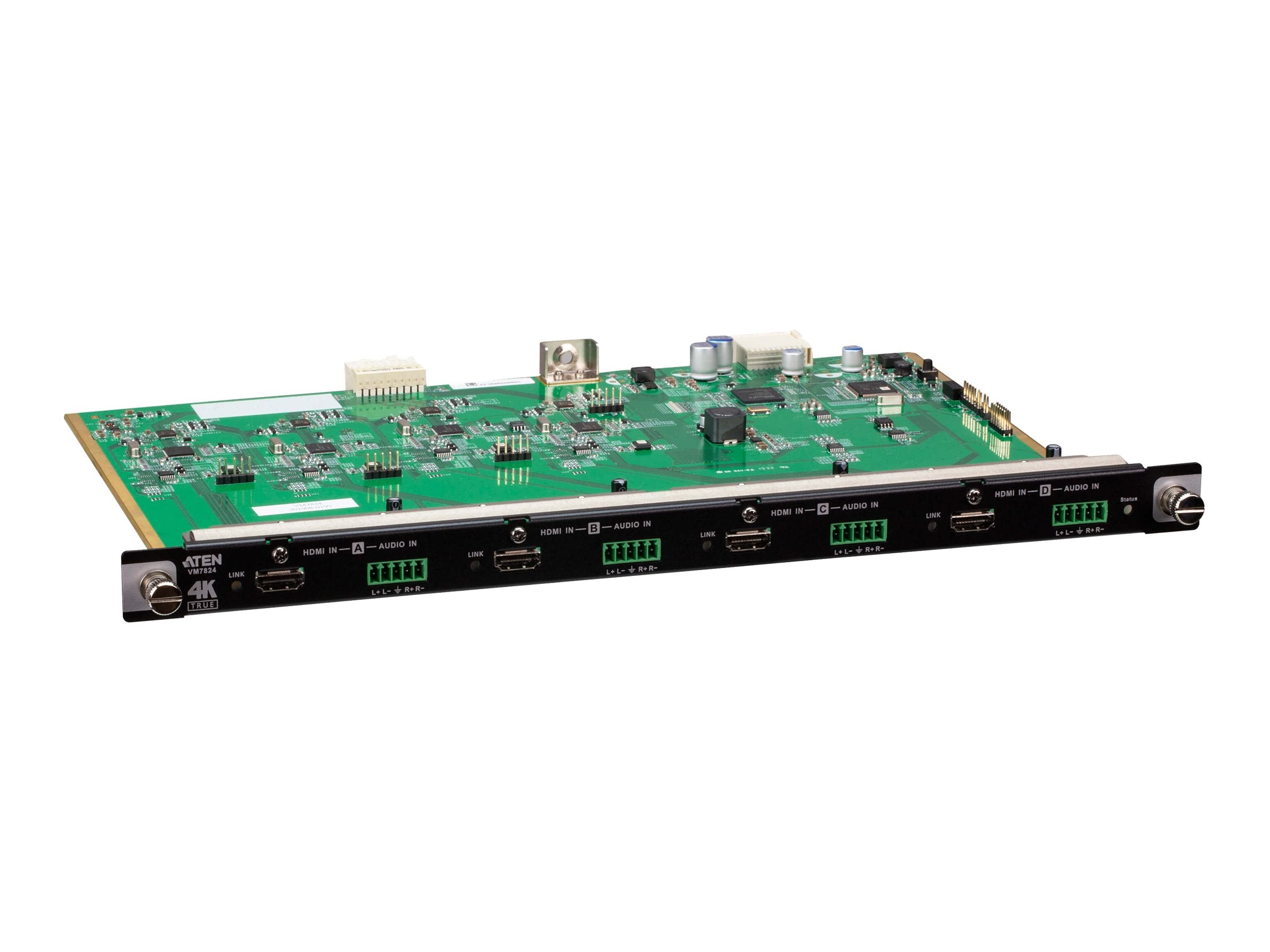 ATEN VM7824 4-Port True 4K HDMI Eingabekarte Vorderansicht