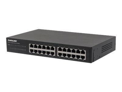 INTELLINET 24-Port Gigabit Ethernet Switch Detailansicht der Ports