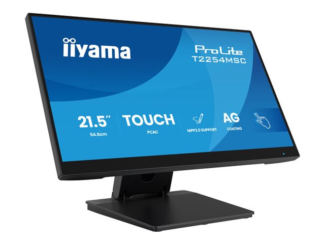 IIYAMA T2254MSC-B2AG 21,5 Zoll Touchscreen Monitor Vorderansicht