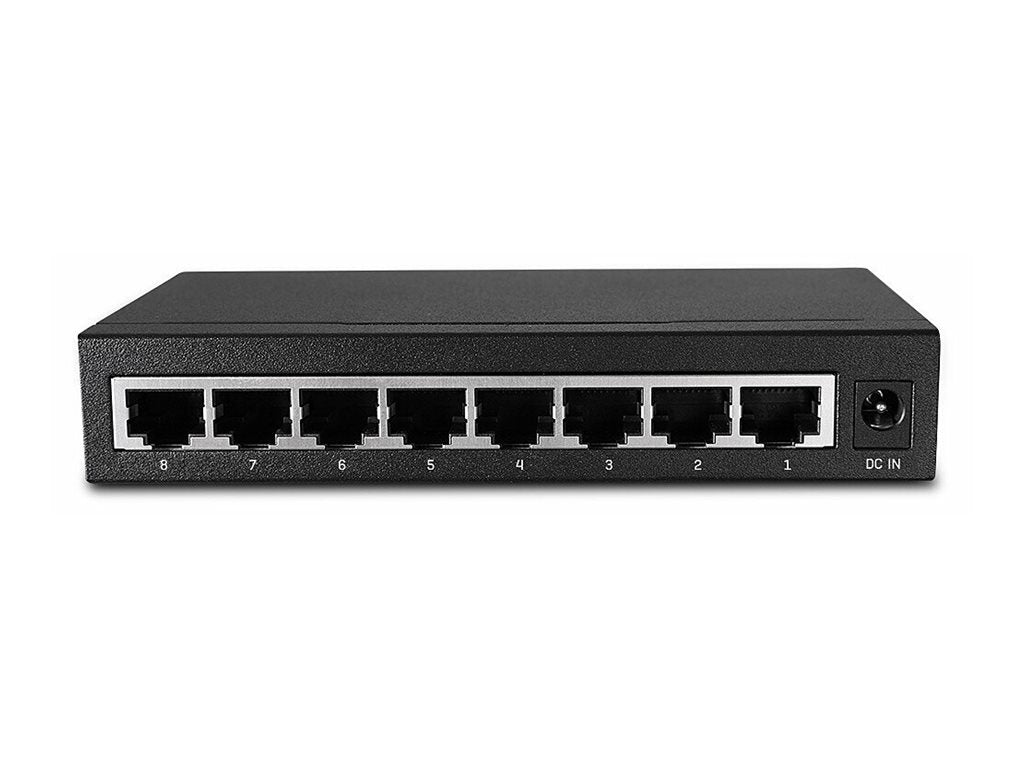 LINDY 8 Port 10/100/1000 GIGABIT Desktop Switch Verpackung