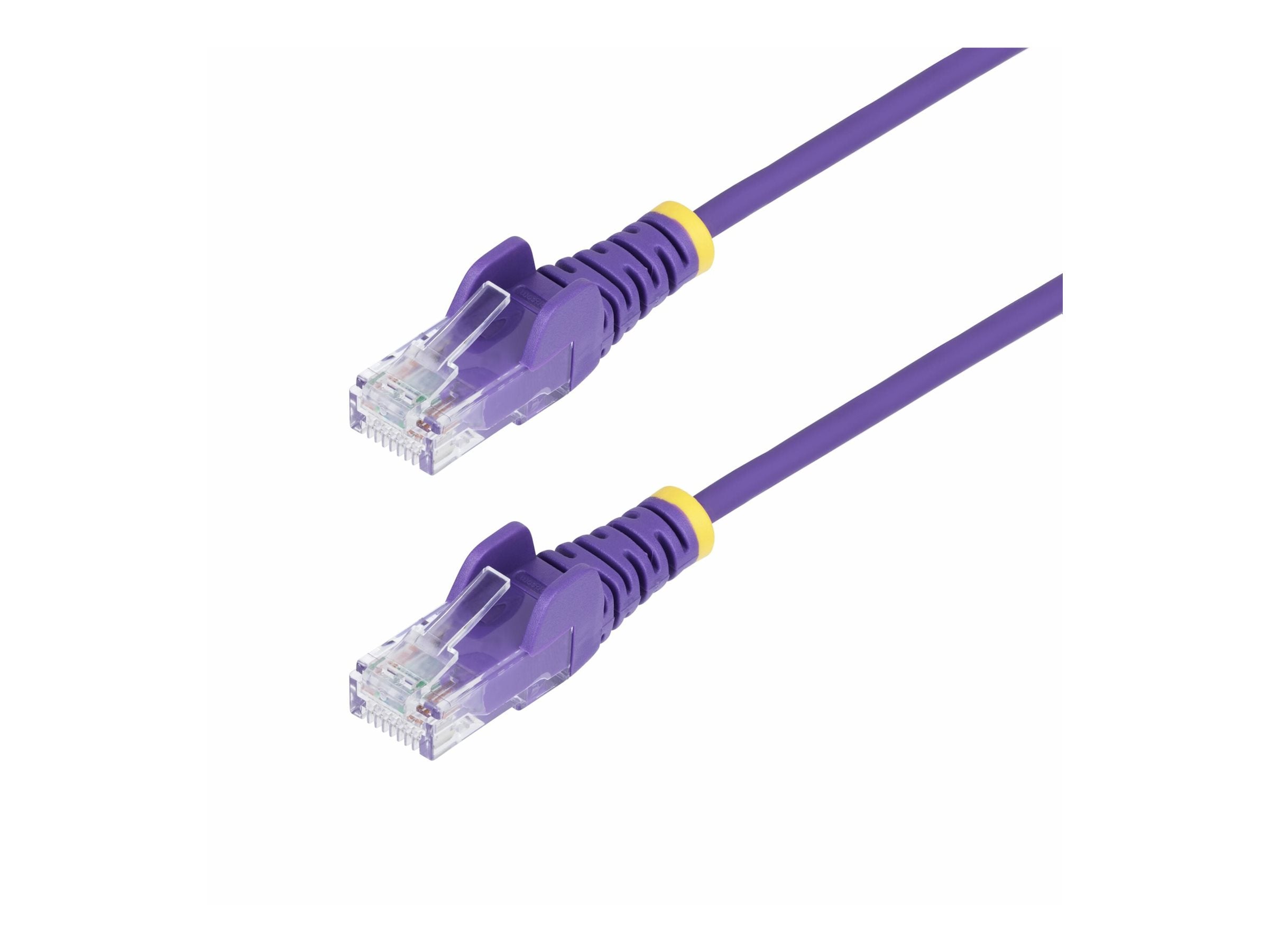 STARTECH.COM 3m Violett Schlankes CAT6-Ethernet-Kabel Snagless RJ45 LSZH 28AWG Reines Kupfer Patchkabel/Netzwerkkabel