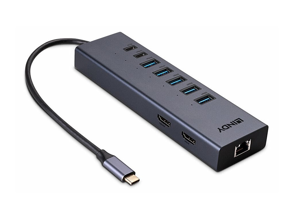 LINDY USB C Laptop Mini Dockingstation 2x 4K HDMI - Verpackung