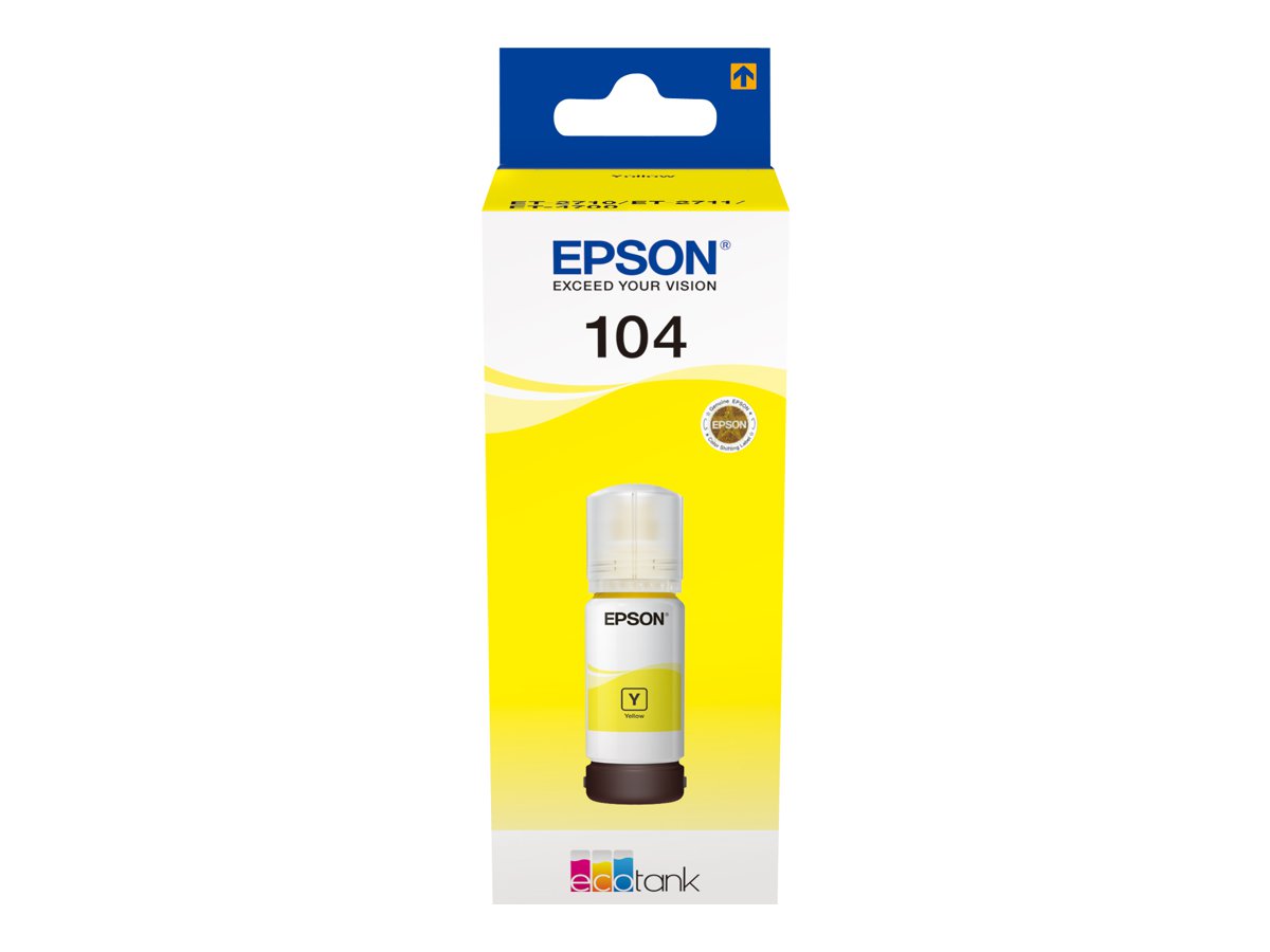 EPSON 1LB 104 EcoTank Yellow Tintenflasche Detailansicht