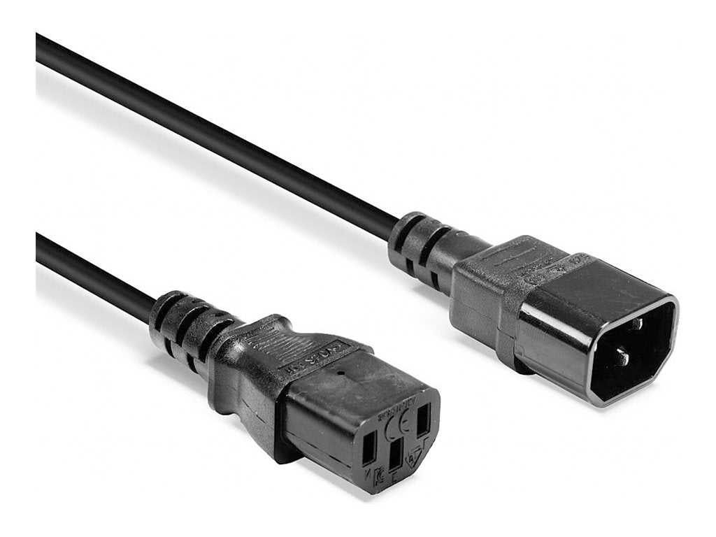 LINDY 1m IEC C14 an IEC C13 Mains Cable - Detailansicht