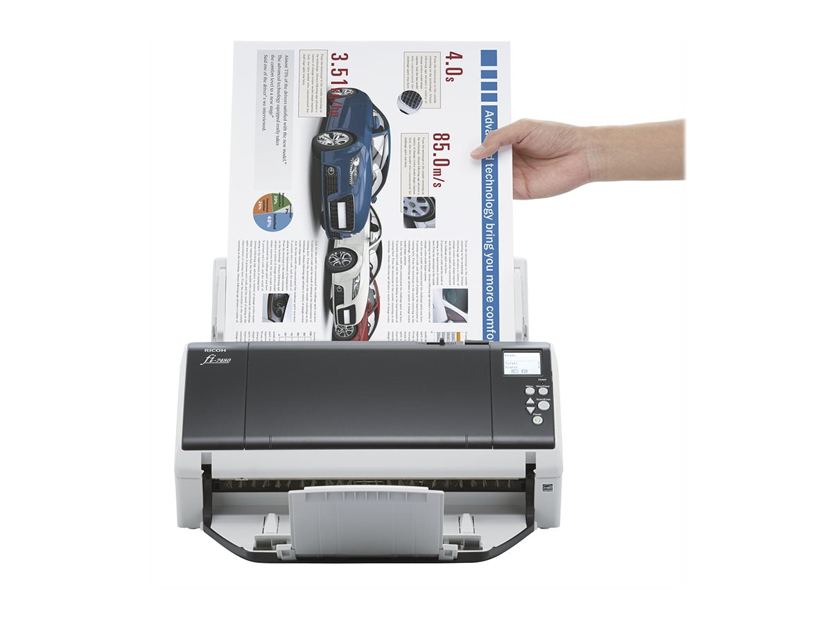 RICOH fi-7480 Scanner A3 USB 3.0 - Seitenansicht