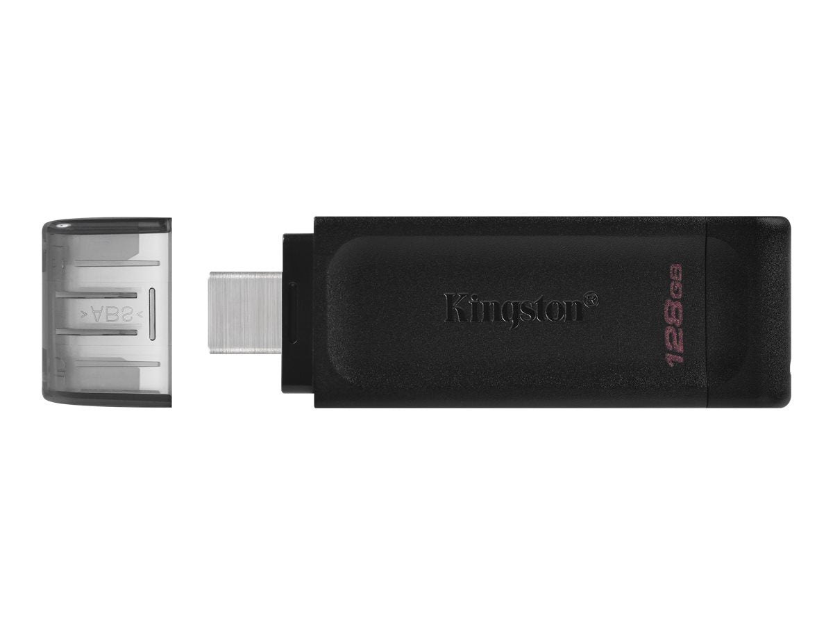 KINGSTON 128GB USB-C3.2 Gen1 DataTraveler 70 Vorderansicht