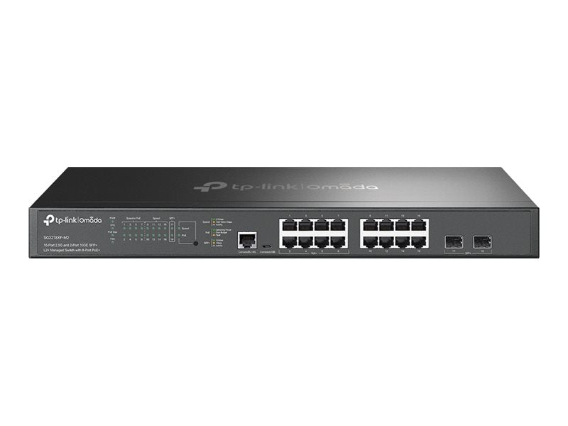 TP-LINK SG3218XP-M2 Omada 16-Port L2+ Managed Switch Vorderansicht