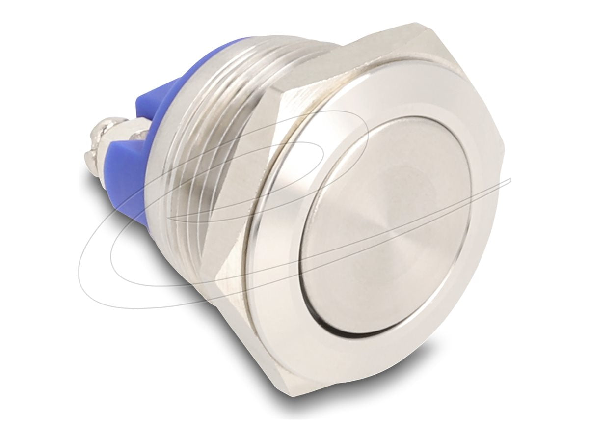 DELOCK Drucktaster zum Einbau 19mm Vorderansicht